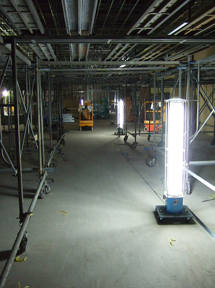 パノラマスタンド　照明　内装工事　室内用　 (3)